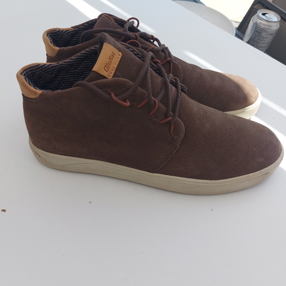 Olukai Nānā Hele Brown Leather Size 10.5 - Picture 4 of 7